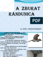 0 Unde A Zburat Randunica