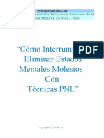 Como Interrumpir y Eliminar Estados Mentales Molestos Con Tecnicas PNL