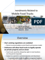 Code Amendments Related To: Mobile Food Trucks