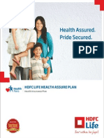 Hdfc Life Health Assure Plan Cashless mediclaim plan