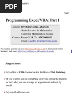 VBA Lecture Part 1