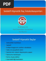 Sedatif Hipnotik İlaç İntoksikasyonları PDF