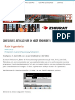 Optimizar AutoCAD para Mejor Rendimiento PDF