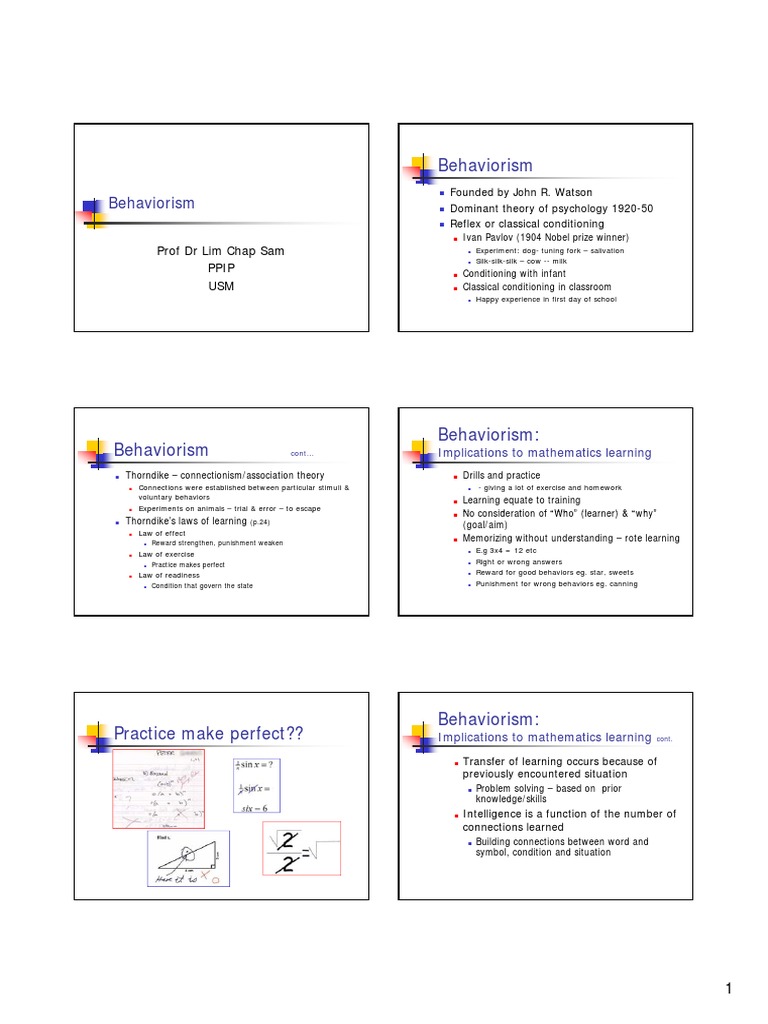 Behaviorism Pdf Reinforcement Learning