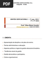 1 Aula GestaoEducac.teorias Administ.10!2!2011