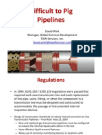 Pipeline Integrity Mgt Period 9 & 10 Difficult to Pig Pipelines