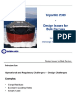 Design Issues For Bulk Carriers