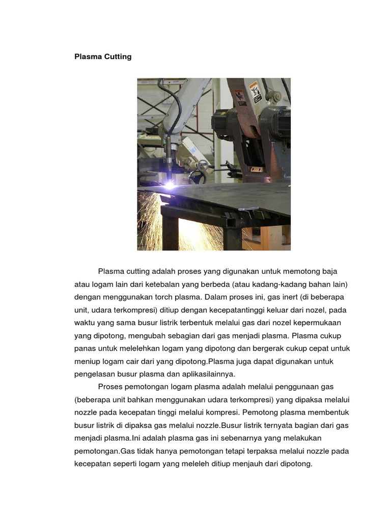 Plasma Cutting PDF