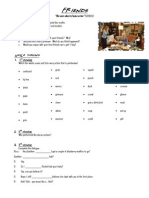 Friends TOW Emma Cries Ross Vs Joey Worksheet