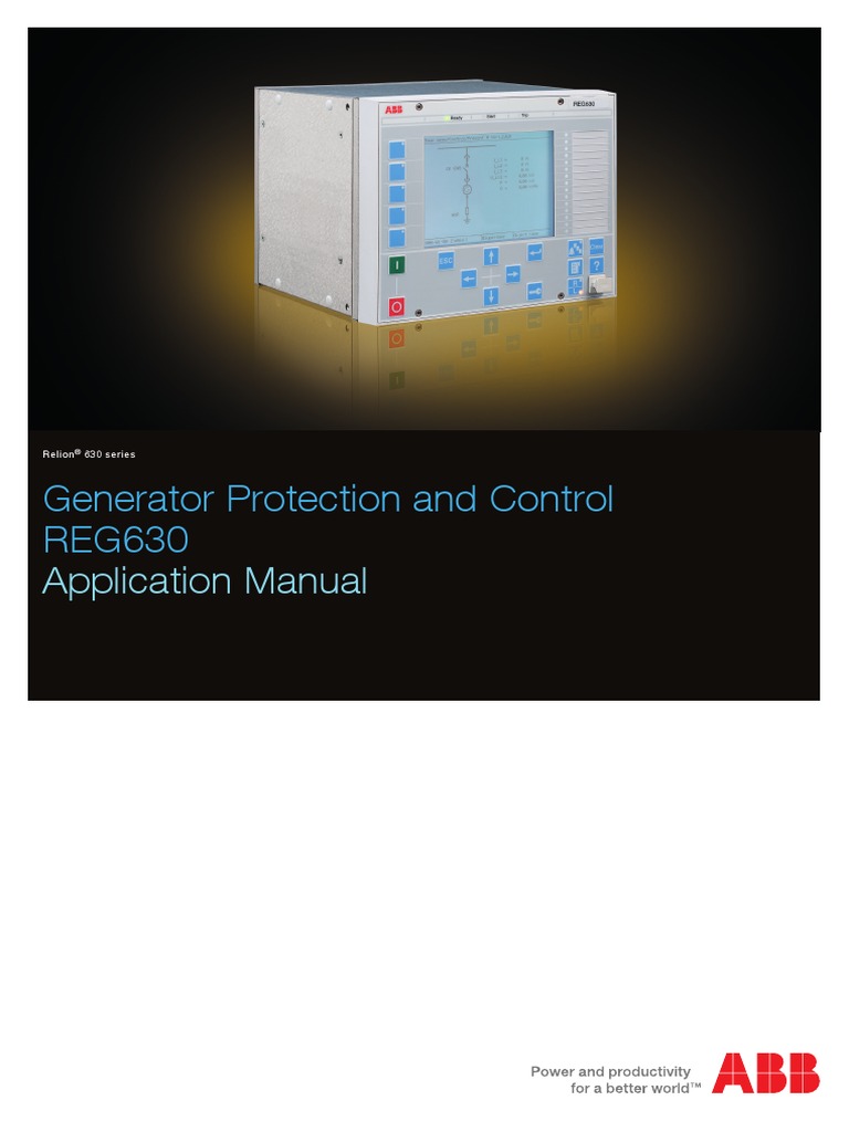 Product Guide Reg630 Generator Protection And Control – GWXSJ