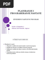 Planiranje I Programiranje Nastave