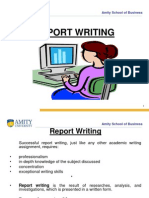 Essential Elements of Effective Report Writing