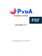 Secretarieel Jaarverslag 2013 PvdA Amsterdam Centrum