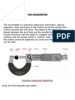 The Micrometer: Example Measure Readings