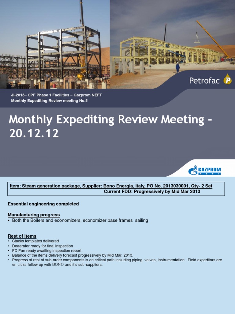 Expediting Presentation | PDF | Heat Exchanger | Pump
