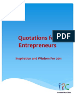 Quotations For Entrepreneurs - Martin Soorjoo