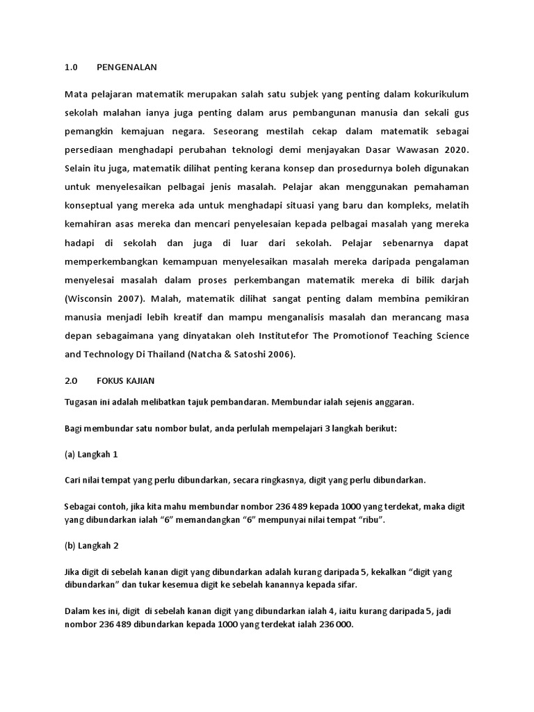Pembundaran Lengkap | PDF