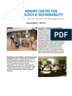Fr Arrupe Center for Ecology & Sustainability (FACES), XLRI - Annual Report 13-14
