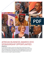 African Business2010 Sponsorship Form English