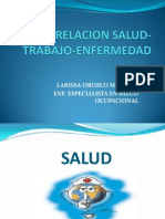 Relacion Salud-trabajo-Enfermedad. Tema i