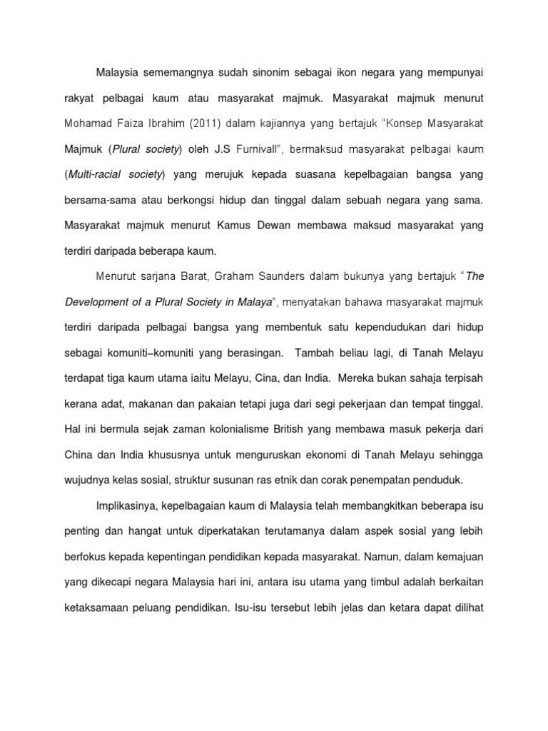 Ketidaksamaan Peluang Pendidikan Pdf