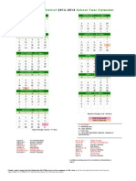 2013-2014 Calendar