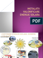 Instalatii Valorificare Termica Energie Solara