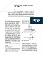 Comparison of Touch and Step Voltages Between IEEE STD 80 and IEC 479-1 PDF