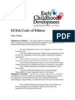 Ecda Code of Ethics