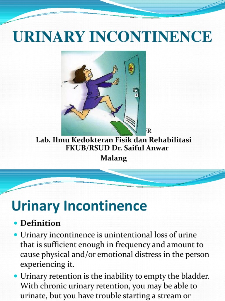 Urinary Incontinence Types & Treatments | PDF | Urinary Incontinence ...
