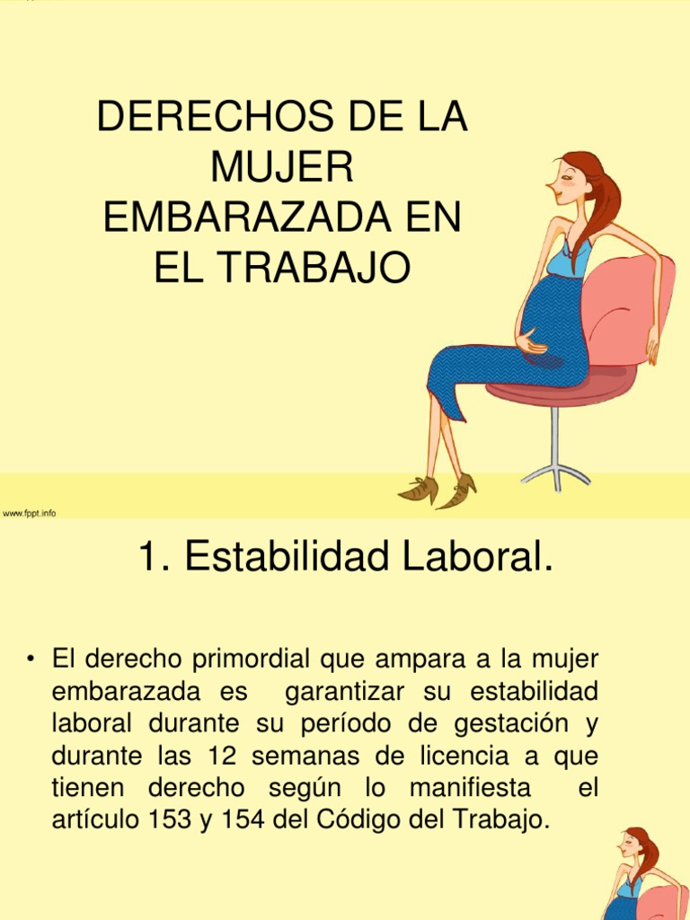 Derechos Laborales de la Mujer Embarazada | PDF | Derecho laboral | El ...