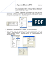 Two Proportion Z-Tests in SPSS: Top-Right Figure, Below)