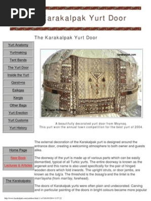 yurt door