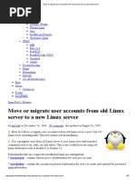 Move or Migrate User Accounts From Old Linux Server To A New Linux Server