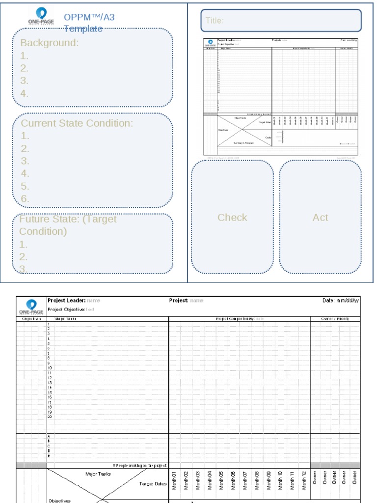 A3 Template for Process Improvement | PDF | Computers
