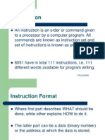 1 Microcontroller Instruction Set