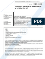 NBR 14039 - 2004 - Instalações Elétricas de Média Tensão