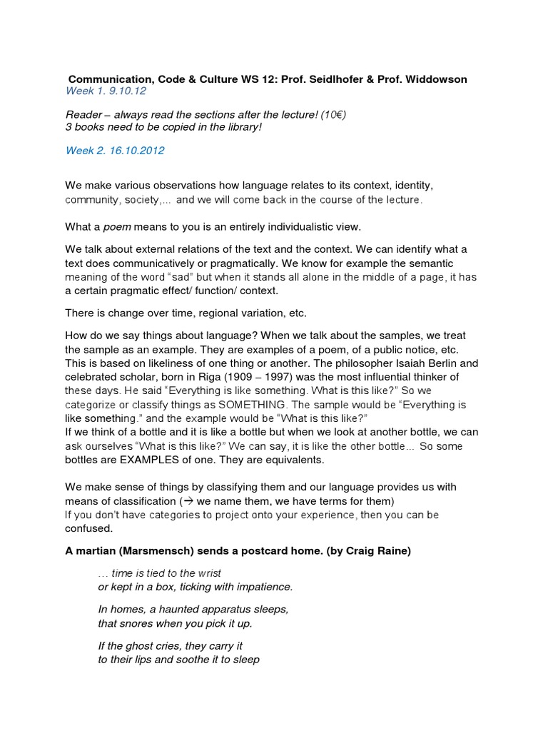 Language's Role in Cultural Contexts | PDF | Lexicon | Linguistics
