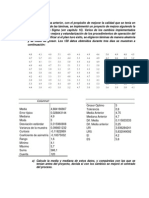 Análisis de datos de grosor de láminas tras proyecto de mejora