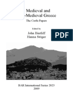 Bintliff Medieval Greece