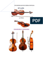 Instrumentos Musicales de Cuerda Frotada