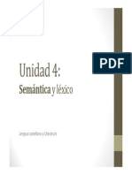 U4. Semántica y léxico (SEMÁNTICA)