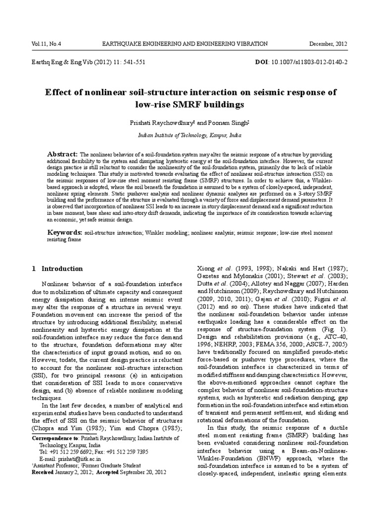 Amplification PDF Earthquake Engineering Young's Modulus