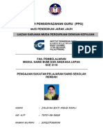 Program Pensiswazahan Guru (PPG) : Nama: Zalefah Binti Mohd Ramli NO. K/P: 731111-08-5828 Angka Giliran: 2012271360100