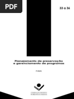 14 - POLITICAS DE PRESERVAÇÃO - CPBA 33 a 36 Planejamento e Gerenciamento