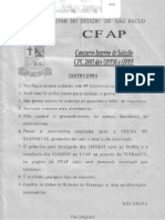 prova do concurso para cabo CPC CB PM - CFAP - 2005 (PMESP - POLICIA MILITAR DO ESTADO DE SÃO PAULO)