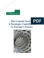 The Cement Sector - A Strategic Contributor To Europe's Future