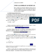 DERIVE - 2 [OPERACIONES ALGEBRAICAS BÁSICAS.]