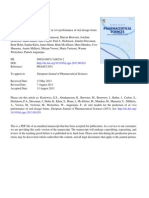 European Journal of Pharmaceutical Sciences Volume Issue 2013 [Doi 10.1016%2Fj.ejps.2013.08.024] Kostewicz, Edmund S.; Abrahamsson, Bertil; Brewster, Marcus; Bro -- In Vitro Models for the Prediction of in Vivo Perf