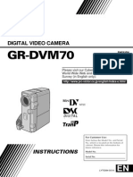 Gr-dvm70 JVC Camcorder